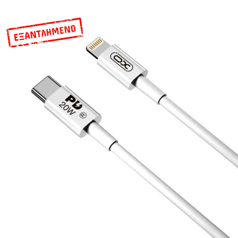 XO NB-Q189B PD 20W Καλώδιο Φόρτισης + Data Type-C Σε Lightning 2m XO NB-Q189B PD 20W Καλώδιο Φόρτισης + Data Type-C Σε Lightning 2m