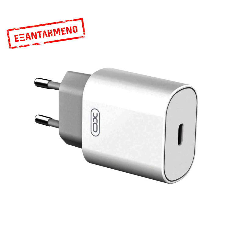 XO L91EU 25W Type-C Γρήγορης Φόρτισης Φορτιστής XO L91EU 25W Type-C Γρήγορης Φόρτισης Φορτιστής