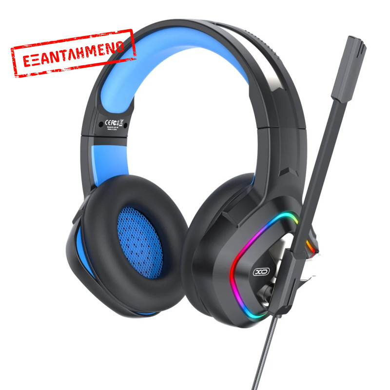 XO GE-08 Static RGB Long Mic Game Ακουστικά USB+Dual 3.5mm XO GE-08 Static RGB Long Mic Game Ακουστικά USB+Dual 3.5mm