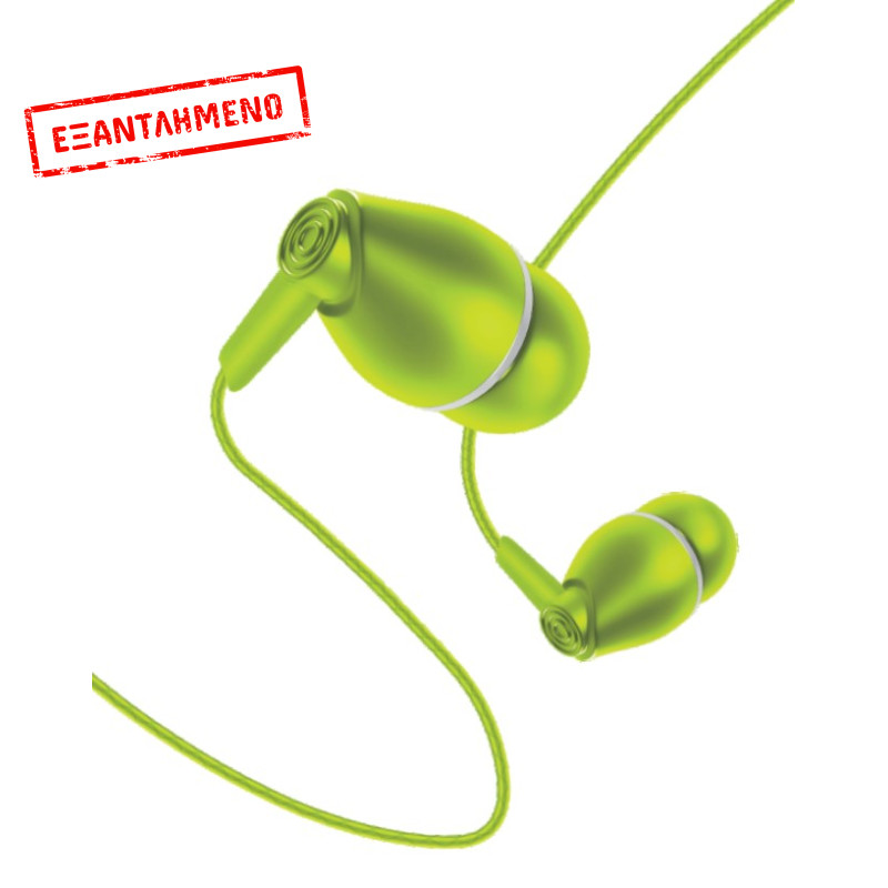 ATC-HFr1 Ενσύρματα Ακουστικά Handsfree 3.5mm Πράσινο ATC-HFr1 Ενσύρματα Ακουστικά Handsfree 3.5mm Πράσινο