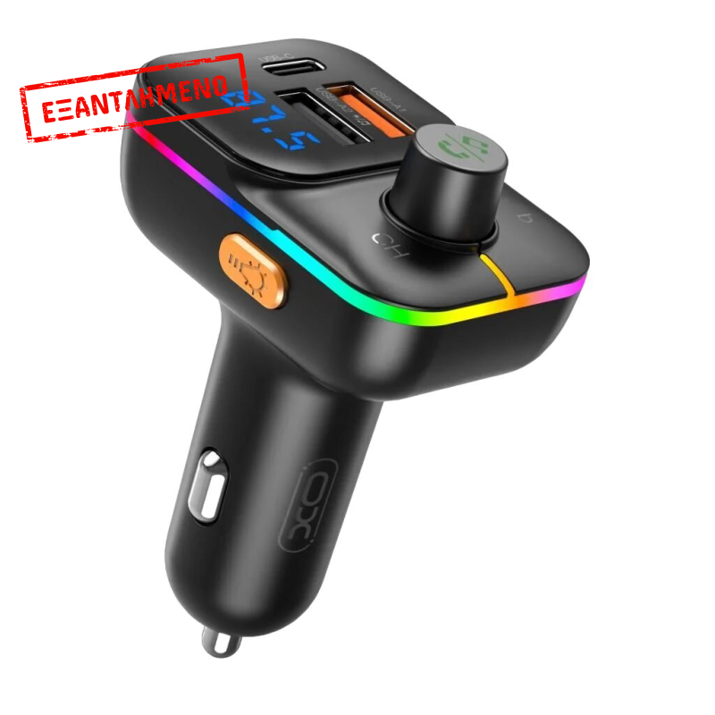 XO BCC09 Φορτιστής Αυτοκινήτου Bluetooth MP3 με TF card slot + PD 25W