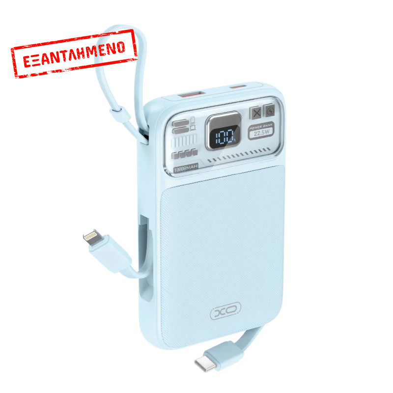 XO PR243 22.5W Powerbank Γρήγορης Φόρτισης 10000mAh Μπλε XO PR243 22.5W Powerbank Γρήγορης Φόρτισης 10000mAh Μπλε