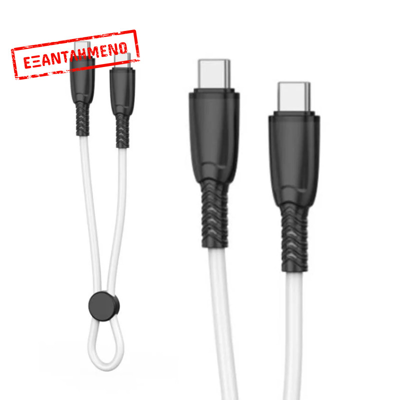 XO NB-Q248B Καλώδιο Φόρτισης + Data Suluo Series Type-c σε Type-c 60W 25cm Άσπρο XO NB-Q248B Καλώδιο Φόρτισης + Data Suluo Series Type-c σε Type-c 60W 25cm Άσπρο