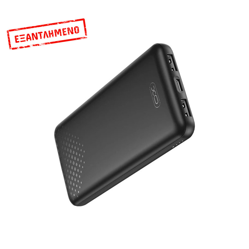 XO PB312 Powerbank 10.000mAh Μαύρο XO PB312 Powerbank 10.000mAh Μαύρο