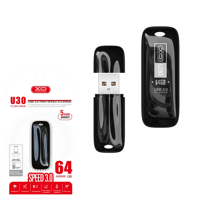 XO Στικάκι 64GB U30 USB 3.0 XO Στικάκι 64GB U30 USB 3.0