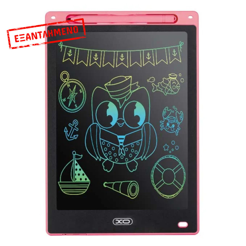 XO V01 LCD Tablet Σημειώσεων/ Ζωγραφικής 10" (Ροζ)