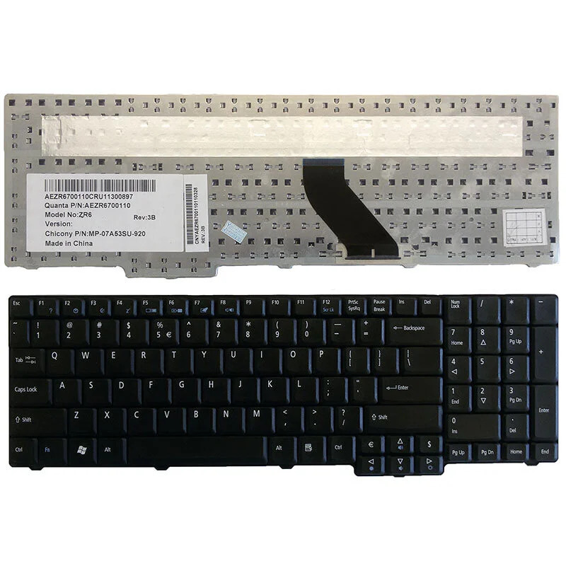 Πληκτρολόγιο Laptop Acer Aspire 5235 5335 5335Z 5355 5535 5735 5735Z - Καινούριο Πληκτρολόγιο Laptop Acer Aspire 5235 5335 5335Z 5355 5535 5735 5735Z - Καινούριο