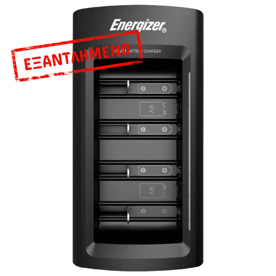 Φορτιστής Μπαταριών Energizer ACCU Recharge Universal για έως 8 Μπαταρίες AA/AAA/C/D/9V με Ενδείξεις Φόρτισης Φορτιστής Μπαταριών Energizer ACCU Recharge Universal για έως 8 Μπαταρίες AA/AAA/C/D/9V με Ενδείξεις Φόρτισης