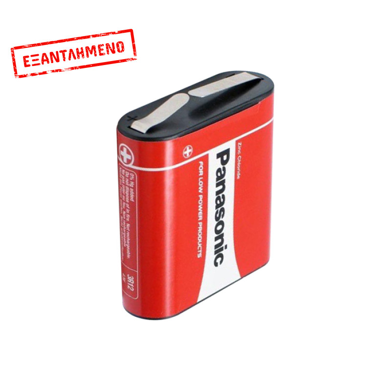 Μπαταρία Μαγγανίου Zinc Carbon Panasonic 3R12RZ/1BP 4.5V Τεμ. 1