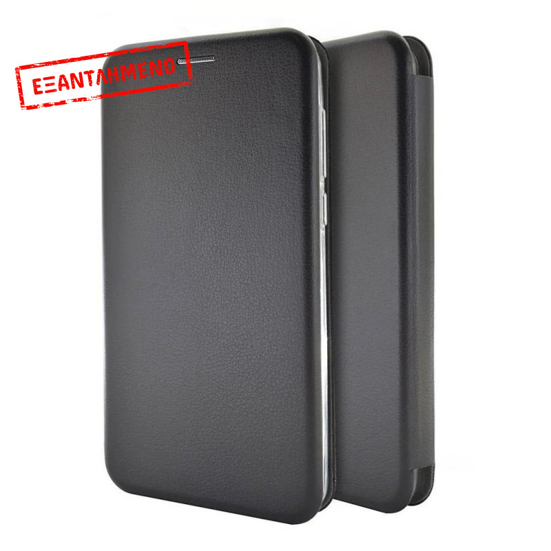 Θήκη Book Ancus Magnetic Curve για Honor 20 Pro TPU Μαύρη