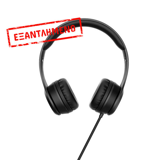 Ακουστικά Stereo Hoco W21 Graceful Charm 3.5mm με Μικρόφωνο Μαύρα Ακουστικά Stereo Hoco W21 Graceful Charm 3.5mm με Μικρόφωνο Μαύρα