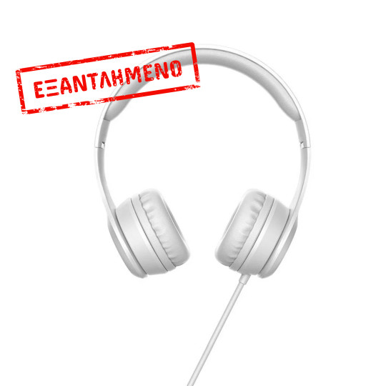 Ακουστικά Stereo Hoco W21 Graceful Charm 3.5mm με Μικρόφωνο Γκρι