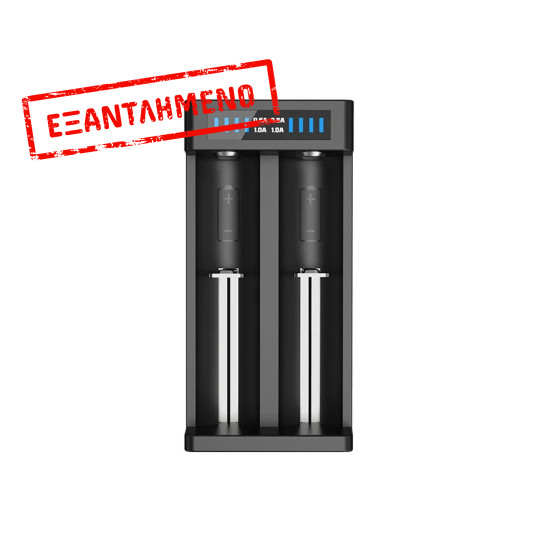 Φορτιστής Μπαταριών Βιομηχανικού Τύπου Xtar MC2 Plus USB, 2 Θέσεων για 18650/17670/17500 Φορτιστής Μπαταριών Βιομηχανικού Τύπου Xtar MC2 Plus USB, 2 Θέσεων για 18650/17670/17500