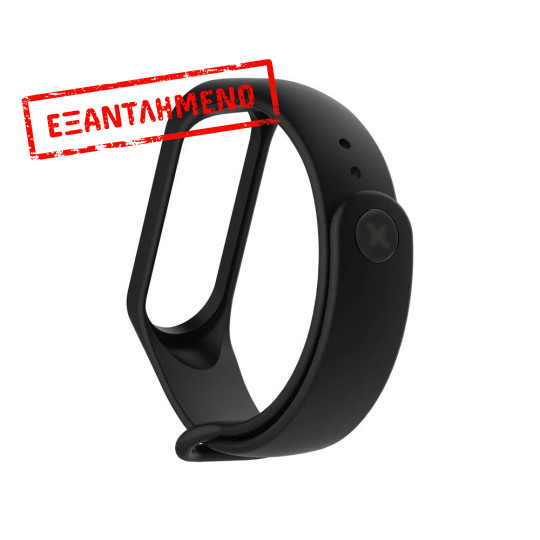 Ανταλλακτικό Band Ancus Wear για Xiaomi Band 3 και Xiaomi Smart Band 4 Μαύρο