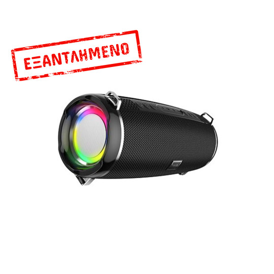 Φορητό Ηχείο Wireless Hoco HC2 Xpress TWS Μαύρο V5.0 2x5W 2400mAh IPX5 Ενσωματωμένο Μικρόφωνο FM USB AUX θύρα Micro SD και LED Φωτισμό