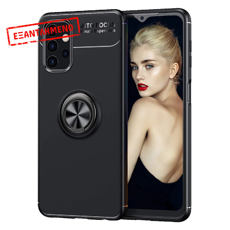 Θήκη Ancus Autofocus Shockproof με Ring Holder για Samsung A13 A135F A137F A32 A326B M32 M326B Μαύρη