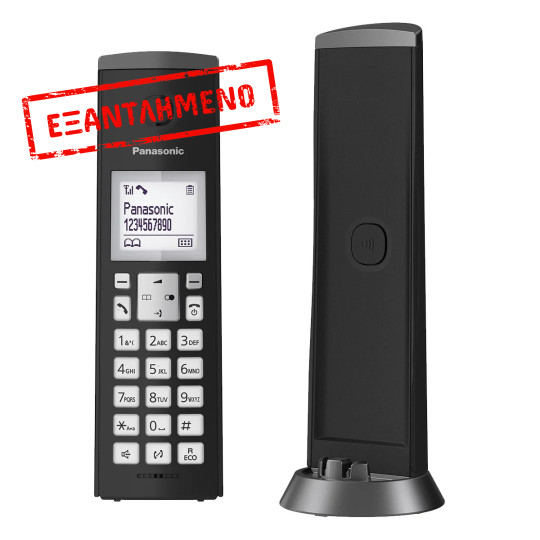 Ασύρματο Ψηφιακό Τηλέφωνο Panasonic KX-TGK210GRB Μαύρο Φραγή ενοχλητικών Κλήσεων και Λειτουργία Eco