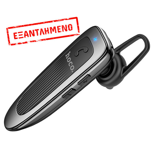 Wireless Hands Free Hoco E60 Brightness Business V.5.0 Μαύρο με Πλήκτρο Ελέγχου και 10 Ώρες Ομιλίας