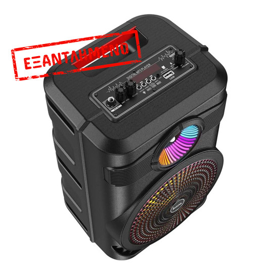 Φορητό Ηχείο Wireless Hoco BS46 Mature Karaoke  Μαύρο V5.0 10W, 1800 mAh, FM, USB & AUX θύρα, Micro SD και Μικρόφωνο