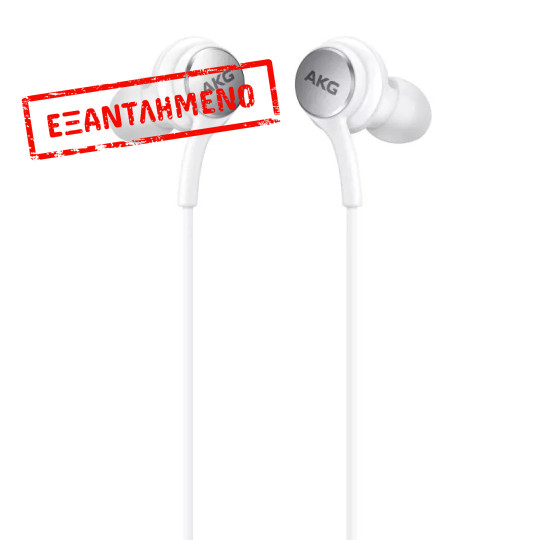 Hands Free Stereo Samsung Earphones EO-IC100BW USB-C Λευκό με Μικρόφωνο και Πλήκτρο Λειτουργίας 1.2m