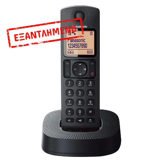 Ασύρματο Ψηφιακό Τηλέφωνο Panasonic KX-TGC310EU με Ανοιχτή Ακρόαση Μαύρο