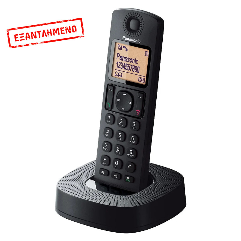 Ασύρματο Ψηφιακό Τηλέφωνο Panasonic KX-TGC310EU με Ανοιχτή Ακρόαση Μαύρο
