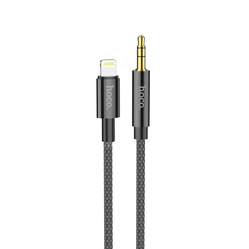 Καλώδιο σύνδεσης Ήχου Hoco UPA19 Braided Lightning Αρσενικό σε 3.5mm Αρσενικό Μαύρο 1m Καλώδιο σύνδεσης Ήχου Hoco UPA19 Braided Lightning Αρσενικό σε 3.5mm Αρσενικό Μαύρο 1m