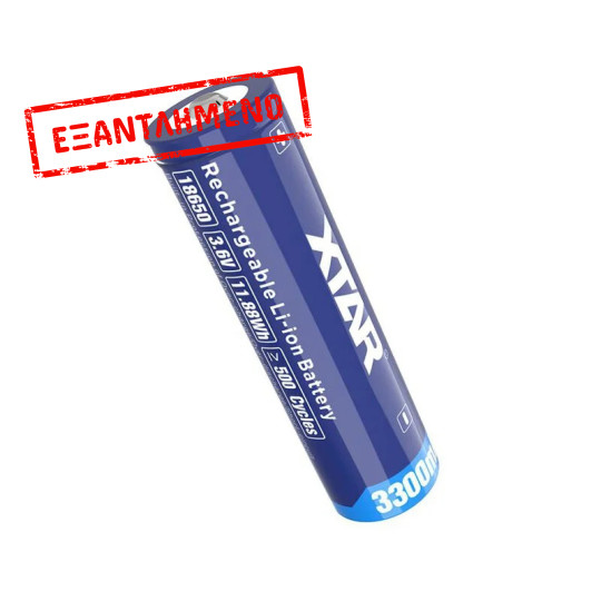 Επαναφορτιζόμενη Μπαταρία Βιομηχανικού Τύπου, Xtar 18650 Li-ion 3.6V 3300mAh με Κύκλωμα Προστασίας Επαναφορτιζόμενη Μπαταρία Βιομηχανικού Τύπου, Xtar 18650 Li-ion 3.6V 3300mAh με Κύκλωμα Προστασίας