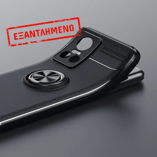 Θήκη Ancus AutoFocus Shock Proof με Ring Holder για Realme GT Neo 3 Μαύρη