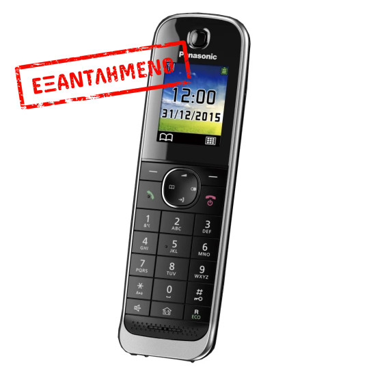 Ασύρματο Ψηφιακό Τηλέφωνο Panasonic KX-TGJ310GRB Μαύρο με Υποδοχή Hands Free 2.5mm Λειτουργία Διακοπής Ρεύματος και Baby Monitor