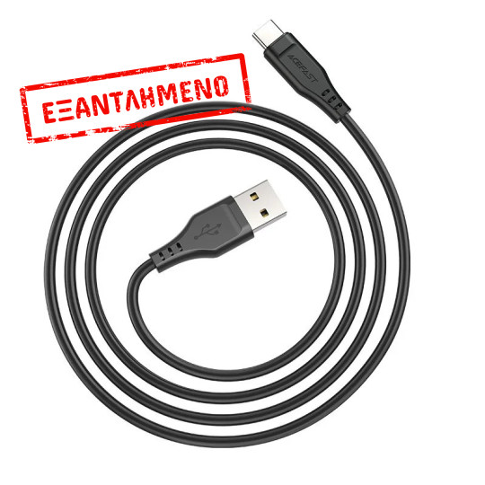 Καλώδιο Acefast C3-04 USB-A σε USB-C 3A Braided Μαύρο 1.2m Καλώδιο Acefast C3-04 USB-A σε USB-C 3A Braided Μαύρο 1.2m