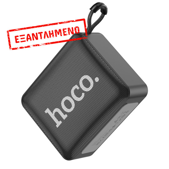 Φορητό Ηχείο Wireless Hoco BS51 Gold Brick Sports BT 5.2 Μαύρο 1200mAh 5W με FM και Micro-SD
