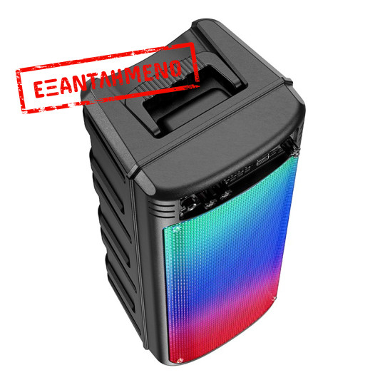 Φορητό Ηχείο Wireless Hoco BS52 Billowing Outdoor Μαύρο BT V5.0 2x10W 2200mAh USB 3.5mm και Micro-SD με Ενσύρματο Μικρόφωνο
