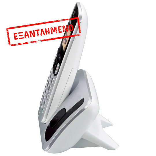 Ασύρματο Ψηφιακό Τηλέφωνο Panasonic KX-TGC250GRS με Αναγνώριση Κλήσης, Πλήκτρο Αποκλεισμού Κλήσεων και Ανοιχτή Ακρόαση Ασημί