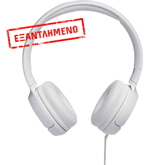 Ακουστικά Stereo On-ear JBL Tune 500 3.5mm Pure Bass Sound με Μικρόφωνο JBLT500WHT Λευκό Ακουστικά Stereo On-ear JBL Tune 500 3.5mm Pure Bass Sound με Μικρόφωνο JBLT500WHT Λευκό