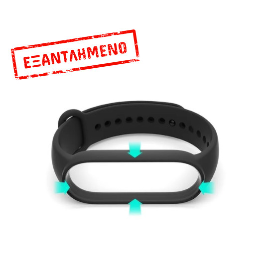 Ανταλλακτικό Band Ancus Wear για Xiaomi Smart Band 7 Μαύρο