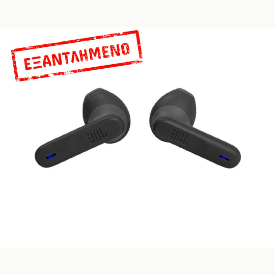 Bluetooth Hands Free JBL Wave 300TWS  In-ear με 20 ώρες Αυτονομία IPX2, Deep Bass Sound Μαύρο