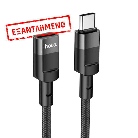 Καλώδιο Προέκτασης Hoco U107 USB-C σε USB-C 2.0 3A OTG Μαύρο 1.2m Braided Καλώδιο Προέκτασης Hoco U107 USB-C σε USB-C 2.0 3A OTG Μαύρο 1.2m Braided