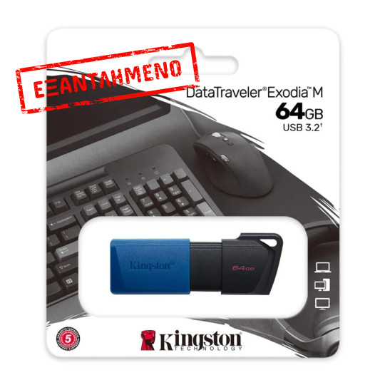 USB 3.2 Kingston Flash Drive Exodia M 64GB