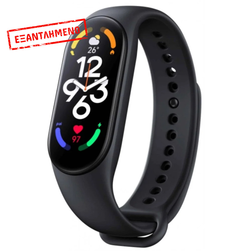 Xiaomi Smart Band 7 Αδιάβροχο έως 5ATM 1.62" AMOLED Οθόνη 180mAh Μαύρο