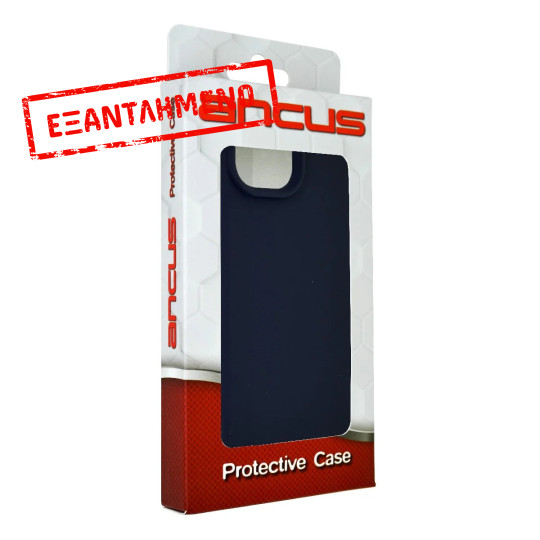 Θήκη Ancus Silicon Liquid για Apple  iPhone 15 Σκούρο Μπλέ