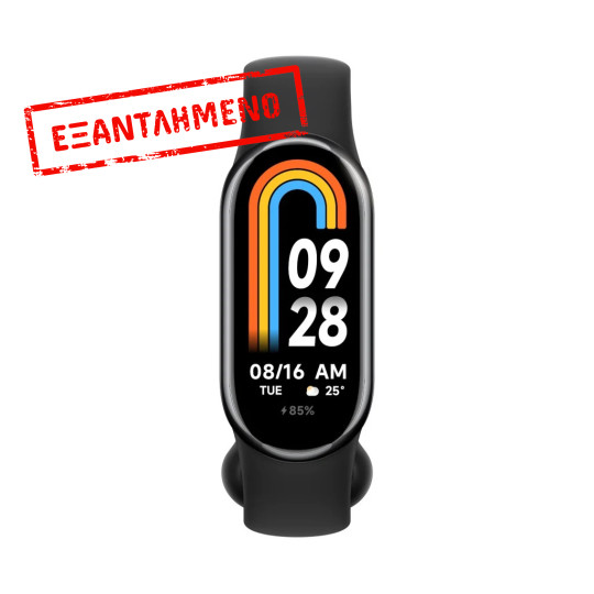 Xiaomi Smart Band 8 Αδιάβροχο έως 5ATM 1.62" AMOLED Οθόνη 190mAh Μαύρο BHR7165GL