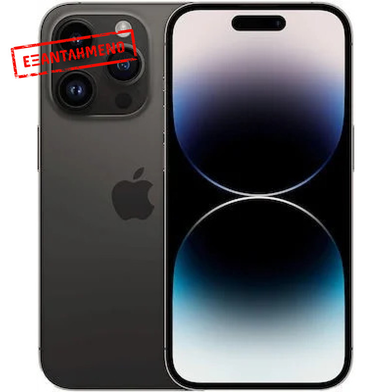 Apple iPhone 14 Pro 5G 6.1" 6GB/512GB NFC IP68 Space Black με Aνοικτή Συσκευασία Ενεργοποιημένο