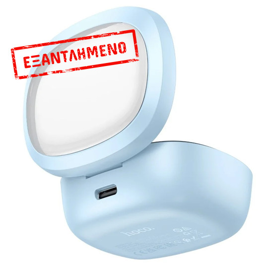 Wireless Hands Free Hoco EQ6 Shadow TWS V5.3 320mAh 7 Ώρες Λειτουργίας με LED Οθόνη και Συμβατά με Siri Μπλε
