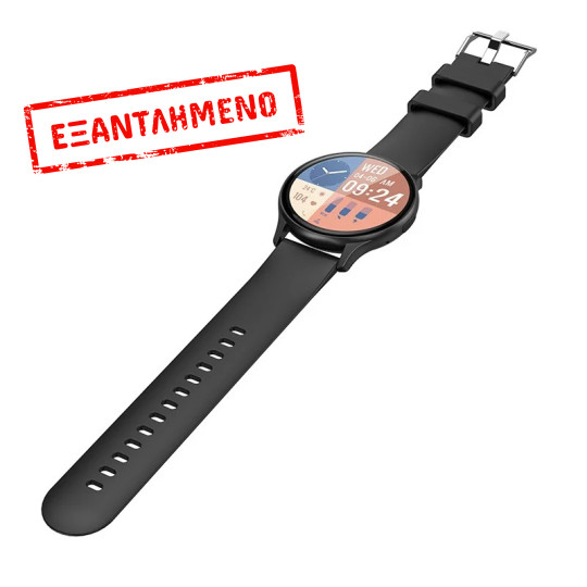Smartwatch Hoco Y15 IP68 AMOLED Οθόνη 1.43" 260mAh V5.0 με Δυνατότητα Κλήσεων Μαύρο