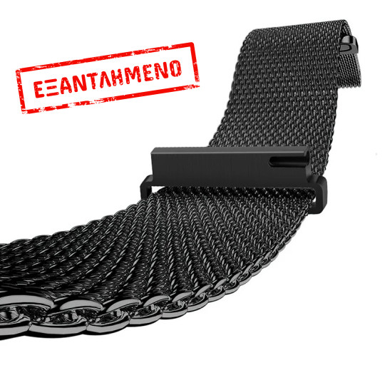 Watchband Hoco WH02 Simple Beauty Series για Samsung Huawei Xiaomi Vivo OPPO κα 22mm Universal Magnetic Steel Μαύρο