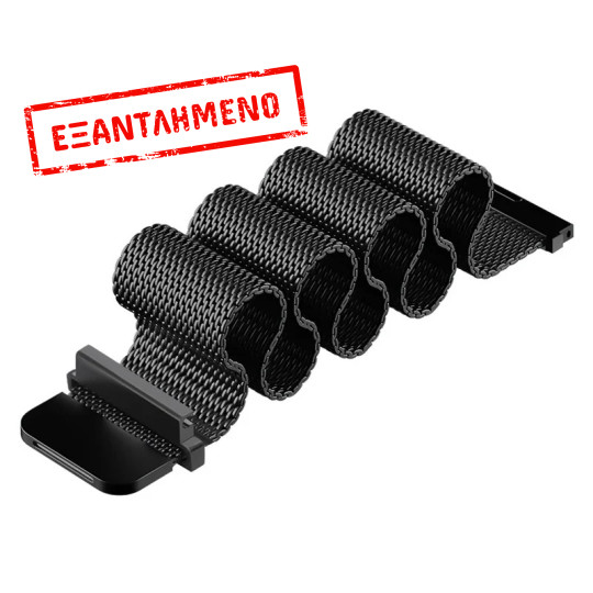 Watchband Hoco WH02 Simple Beauty Series για Samsung Huawei Xiaomi Vivo OPPO κα 22mm Universal Magnetic Steel Μαύρο