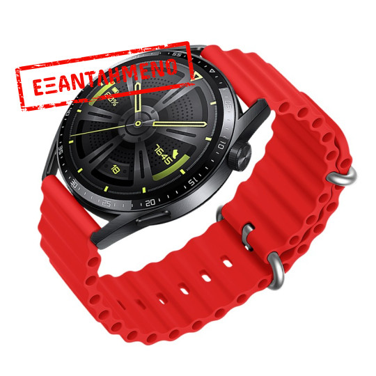 Watchband Hoco WH01 Flexible Series για Samsung Huawei Xiaomi Vivo OPPO κα 22mm Universal Κόκκινο Silicon Band