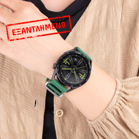 Watchband Hoco WH01 Flexible Series για Samsung Huawei Xiaomi Vivo OPPO κα 22mm Universal Πράσινο Silicon Band