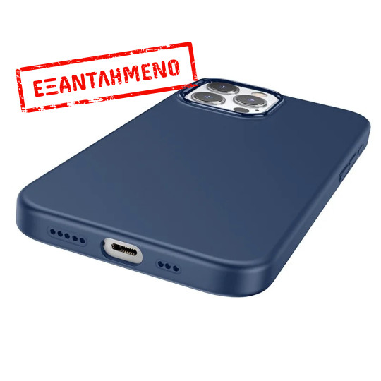 Θήκη Hoco Pure Series Silicone Magnetic για Apple iPhone 15 Pro Μπλε